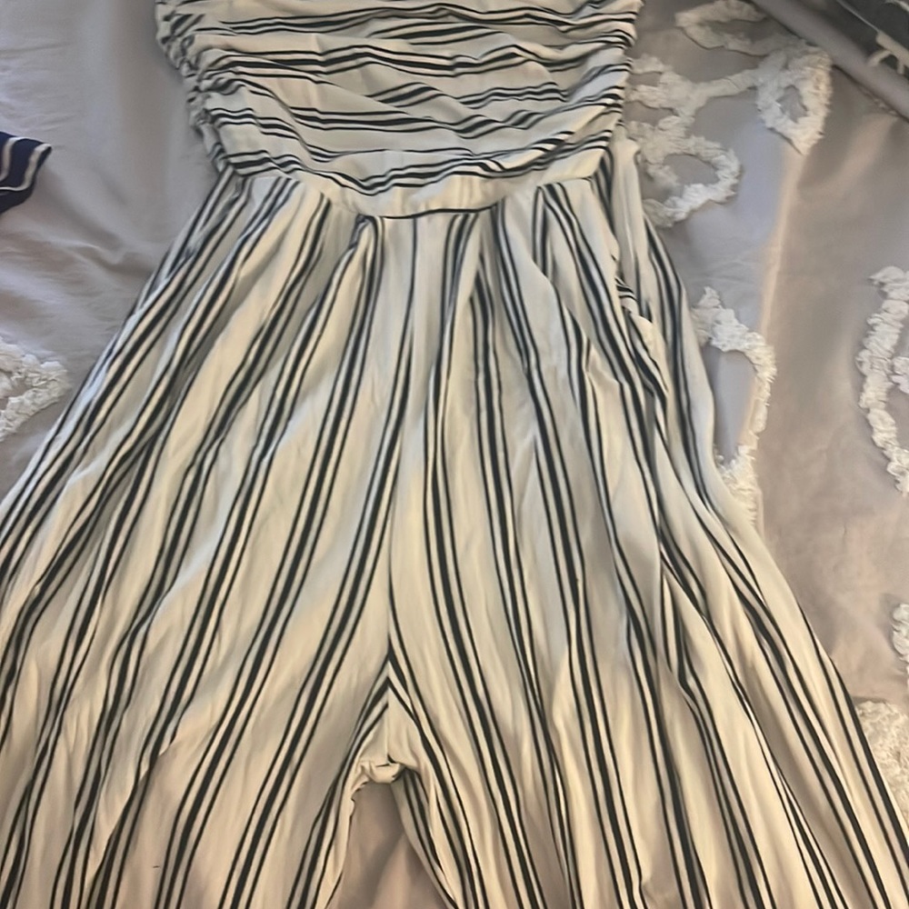 Black and white romper